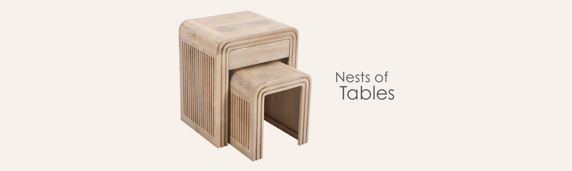 Wooden Nest of Tables